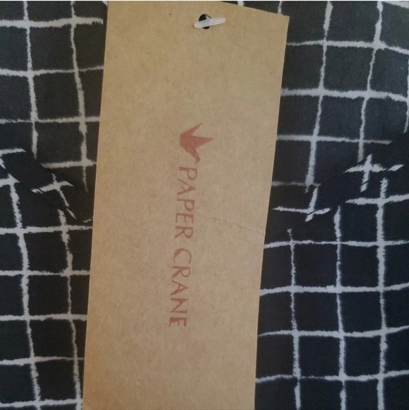 New Paper Crane Sleeveless Tank Blouse Size-S - Picture 4 of 6